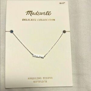 Madewell Silver Mama Necklace